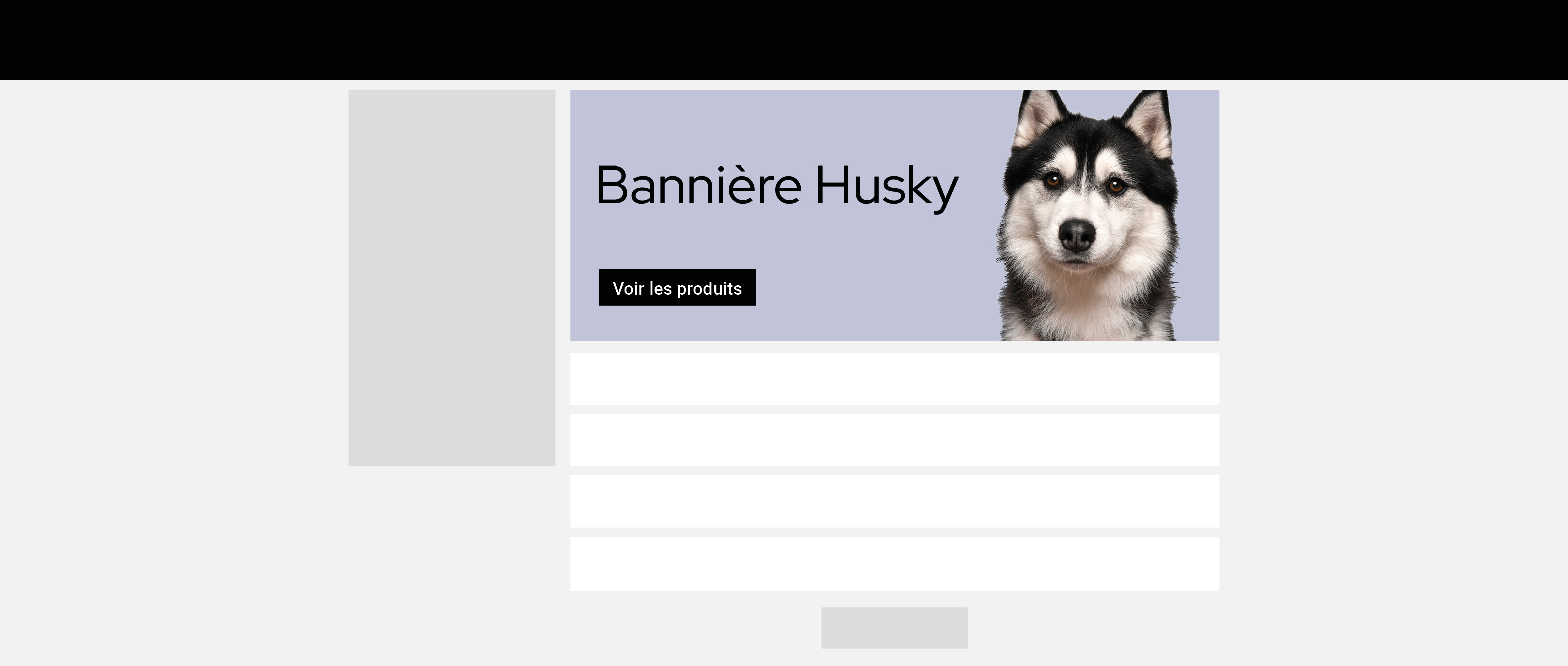 bannière husky